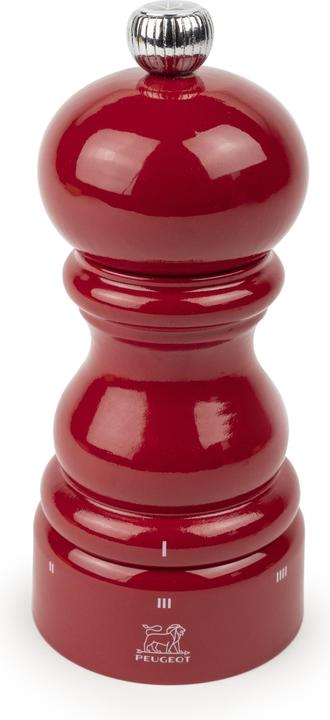 Actual product image Peugeot PARIS U'SELECT Zirlion salt mill red lacquered 12 cm (Salt)