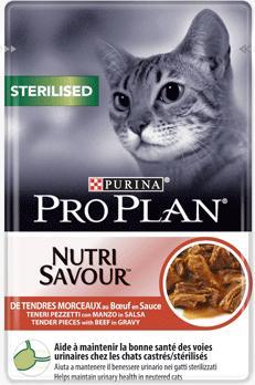 Immagine prodotto Purina ONE Sterilised NUTRISAVOUR (Adulto, 10 pz., 850 g)