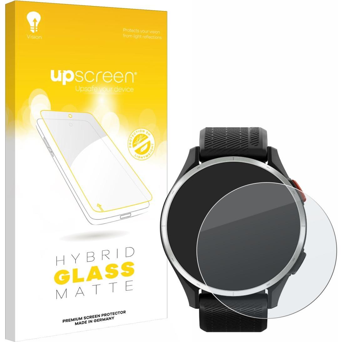 upscreen Schutzglas Schutzfolie Displayschutz Display Schutz Glas Folie matt, Smartwatch Schutzfolie, Grau