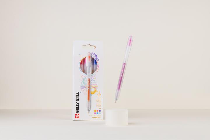 Productafbeelding Sakura Gelly Roll Retractable Classic Gelschreiber transparent 0,45 mm, Schreibfarbe: farbsortiert (Blauw, Groen, Lila, Oranje, Rood, Roze, 1x)