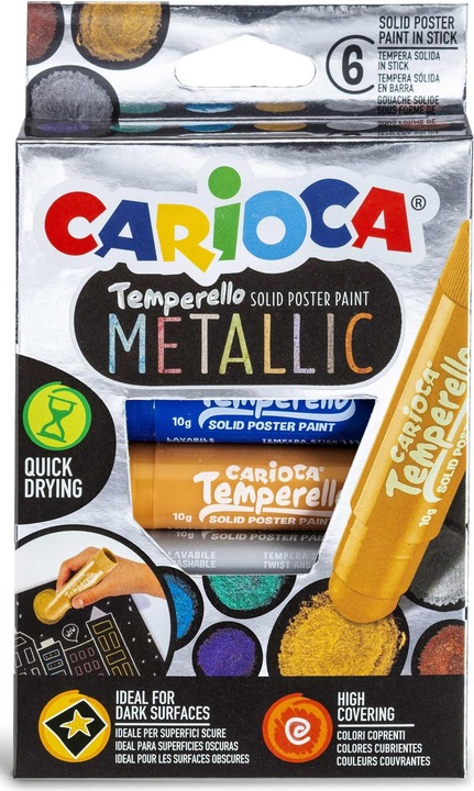 Immagine prodotto Carioca Temperello (Multicolore, 6 x)