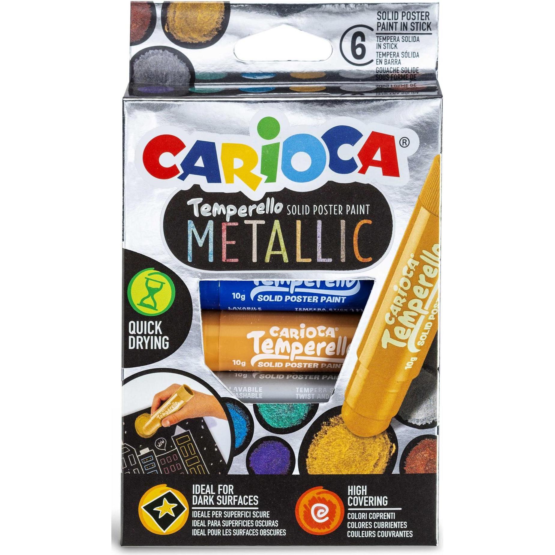 Carioca, Malstifte, Temperello (Mehrfarbig, 6 x)