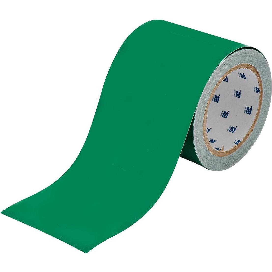 Brady, Klebeband, B-3, Bodenmarkierbänder, Vinyl, Grün, 101.60 mm x 30.48 m (101.60 mm)