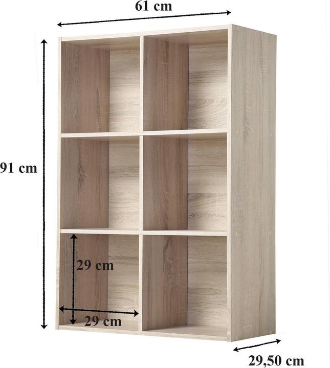 Produktbild CaliCosy Regal (61.50 x 29.50 x 91.50 cm)