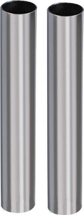 Casativo 2er-Set Sichtschutzfolie, silber-matt, 60 x 200 cm (60 x 200 cm)