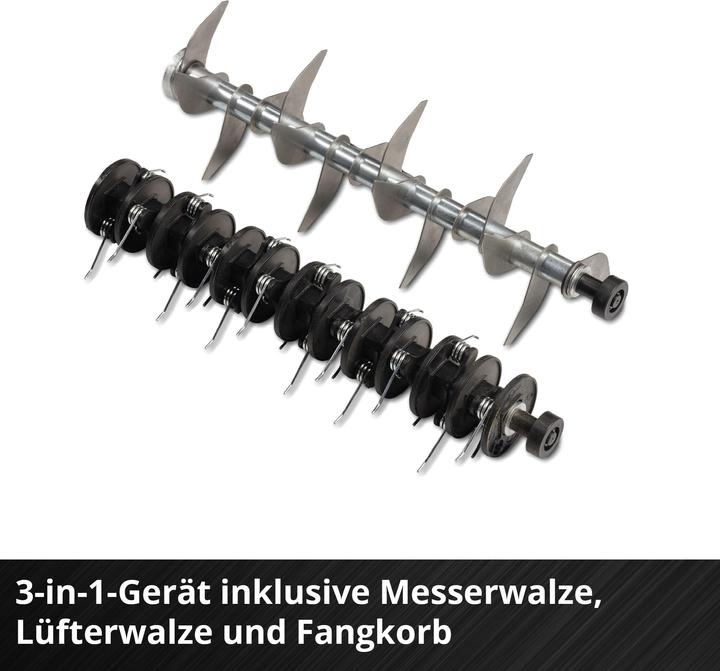 Produktbild Einhell Akku-Vertikutierer-Lüfter GE-SA 36/35 Li + 2x Starterset