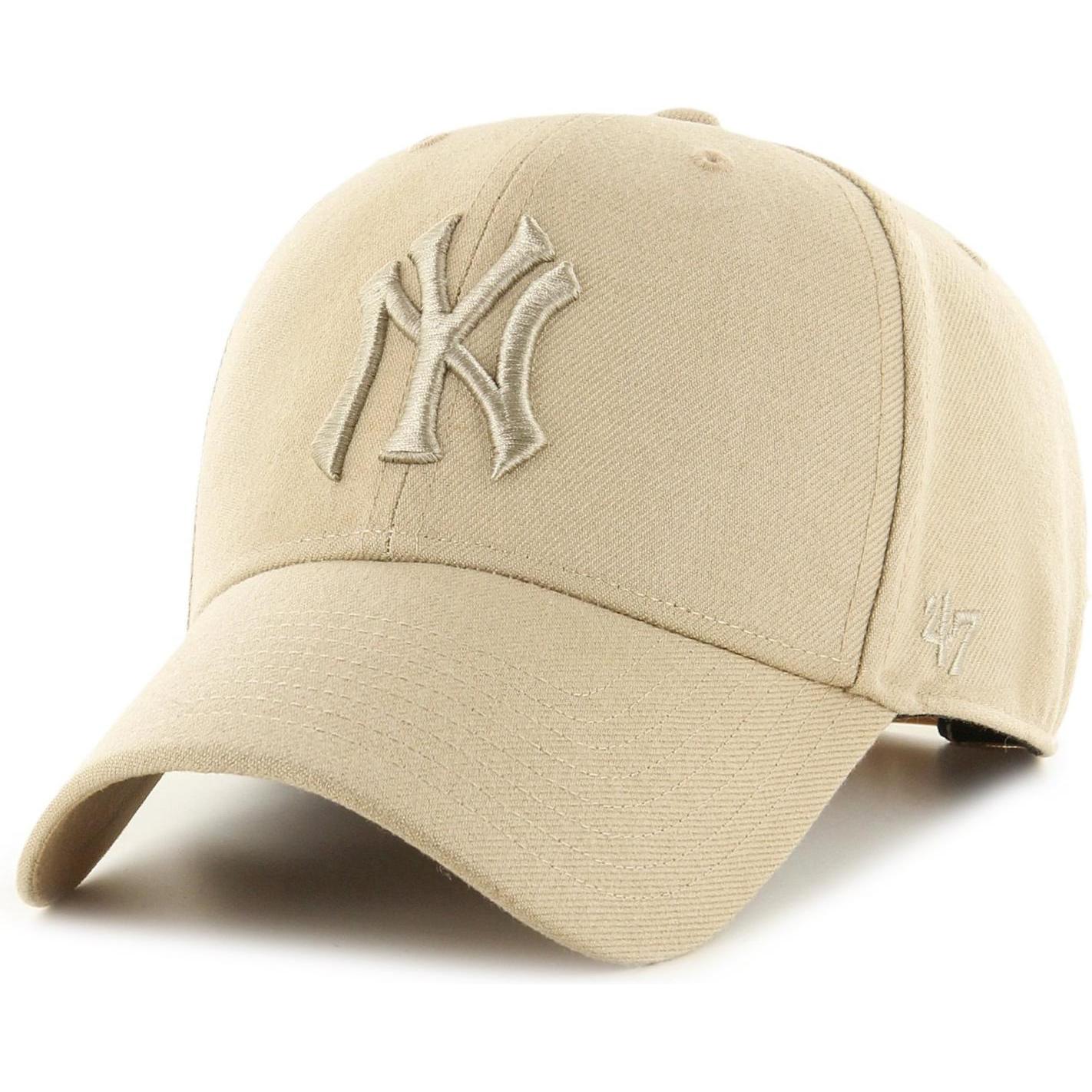 47 Brand, Herren, Cap, MLB New York Yankees, Beige