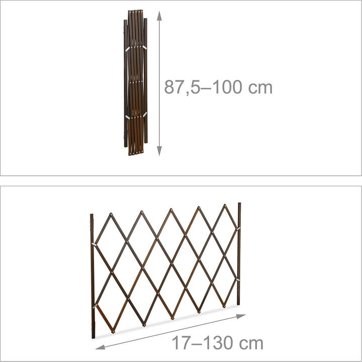 Actual product image Relaxdays Dog barrier (17 - 130 cm)