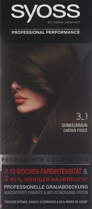 Produktbild Syoss Permanente Coloration (3-1 Dunkelbraun)