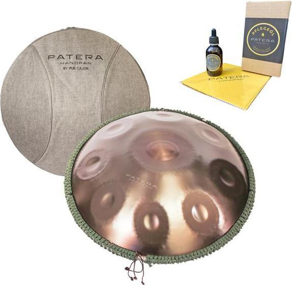 Produktbild Patera Handpan HPDM-6 D-Kurd Edelstahl mit Pflege-Öl (Perkussion)