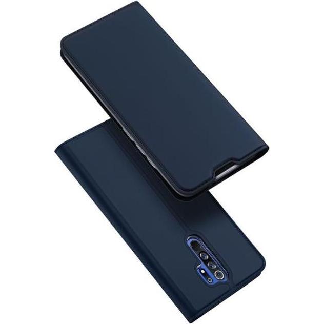Dux Ducis Skin Pro Series Bookcover (Xiaomi Redmi 9), Smartphone Hülle, Blau