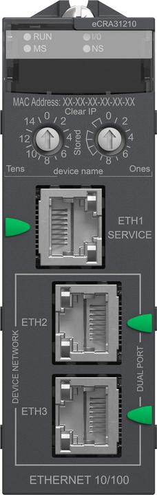 Actual product image Schneider Electric Modicon X80 EIO Drop Adapter