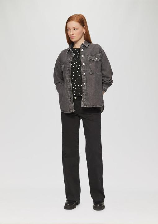 Produktbild S.Oliver T-Shirt Locker geschnittenes T-Shirt aus Modalmix (XS)