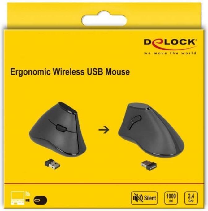 Image du produit Delock Souris ergonomique (Sans fil)