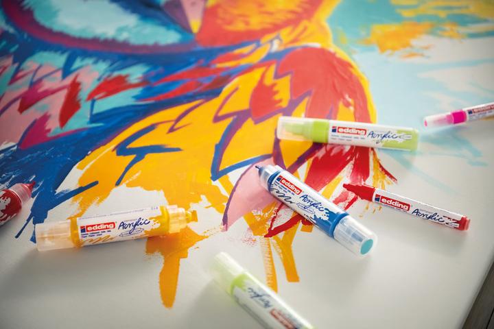Actual product image Edding Acrylic marker 5000 Wide (Pastel green, 10 mm, 1 x)