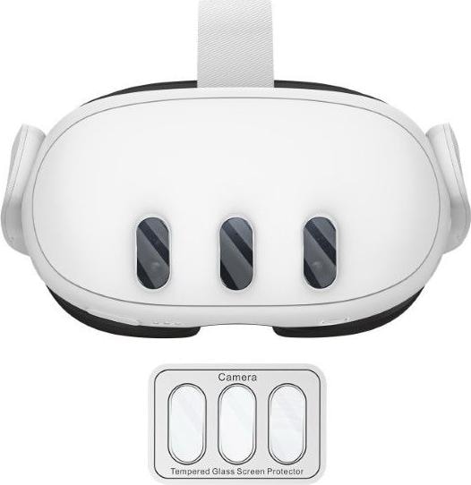 MU Classic (Set di 3) Meta Quest 3 Lens Glass Cover Protection (Protezione del vetro della lente)