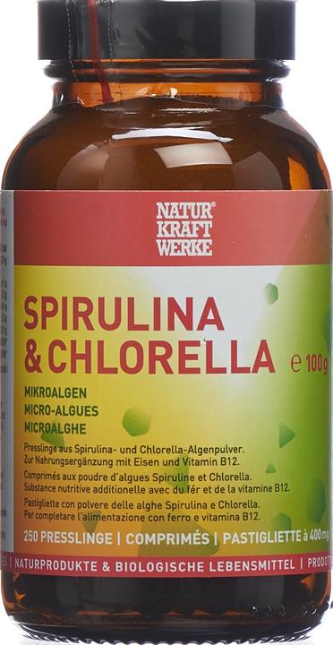 Immagine prodotto NaturKraftWerke Spirulina e clorella in pellet (1 Pezzo/i, Pillole, 324 g)