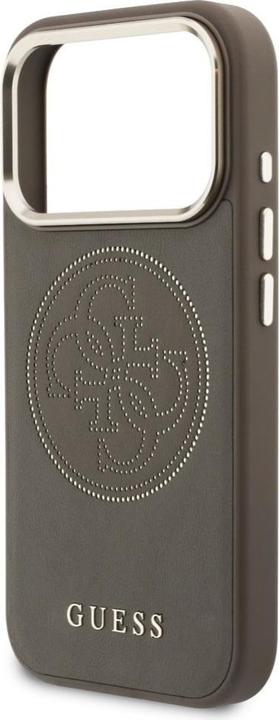 Productafbeelding Guess Etui Perforated 4G MagSafe do iPhone 17 Pro brązowy (Apple iPhone 17 Pro)