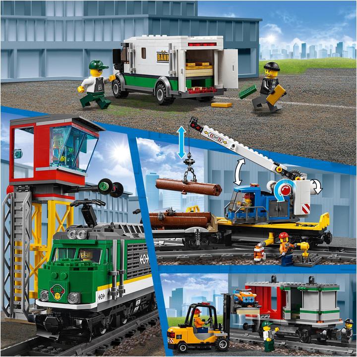 Actual product image LEGO Freight train (60198, LEGO City, LEGO Powered UP)