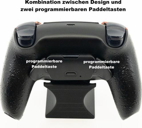Actual product image MyController Red Skulls with programmable paddles (PS5)