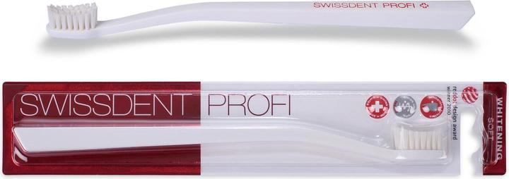 Produktbild Swissdent PROFI Whitening Zahnbürste Soft Weiss (1 Stk) (Weich, 1 x)