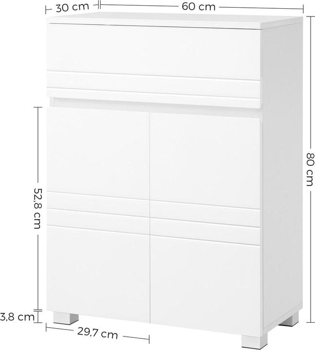 Actual product image Vasagle Grace (60 x 30 x 80 cm)