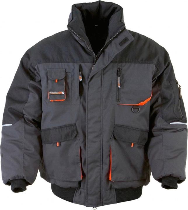 Terratrend Pilot Jacket Size L dark grey/black/orange (L)