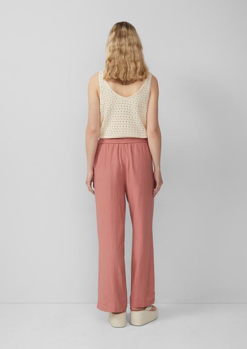 Image du produit S.Oliver Hose Leinenmixhose mit Gummizug und weitem Bein (W38/L34)