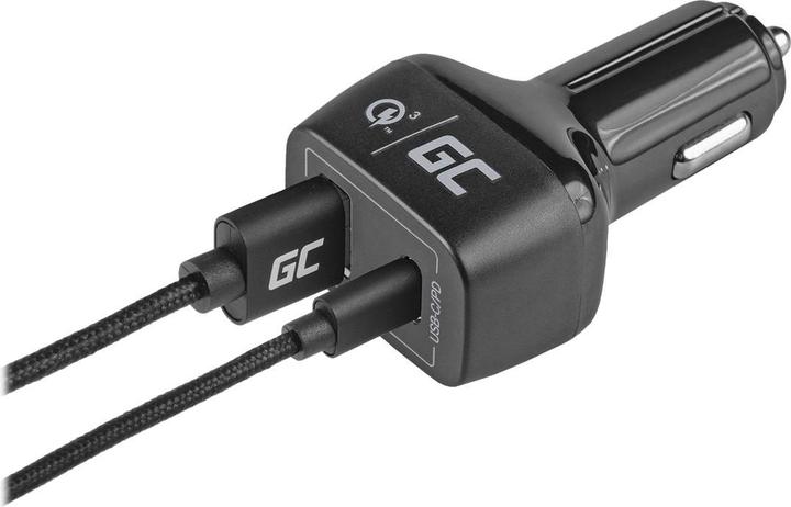 Actual product image GreenCell CAD33 - Indoor - Cigarette lighter - 12 V - Black