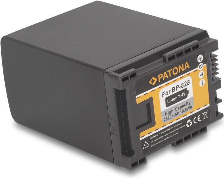 Actual product image Patona Canon BP-828 (Camera battery)