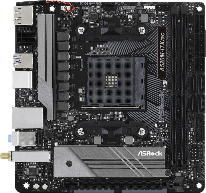 Produktbild AsRock A520M (AM4, AMD A520, Mini-ITX)