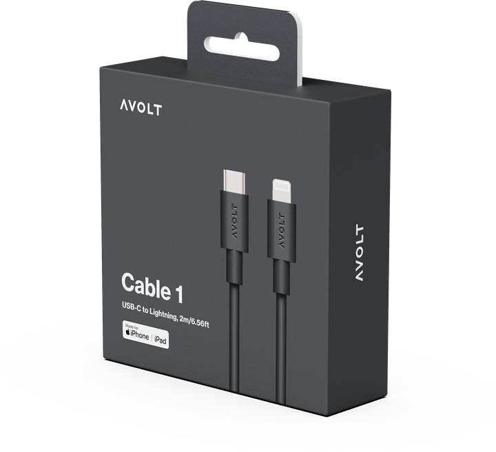 Image du produit Avolt USB C – Lightning (2 m, USB 2.0, 60 W)