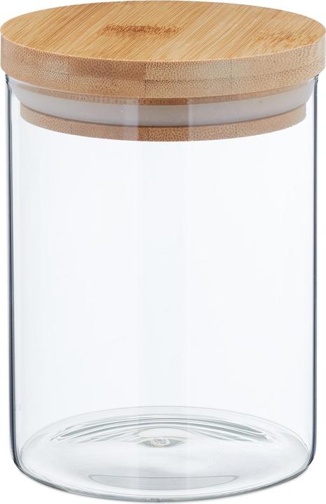 Produktbild Relaxdays 3x Vorratsglas (0.65 l)