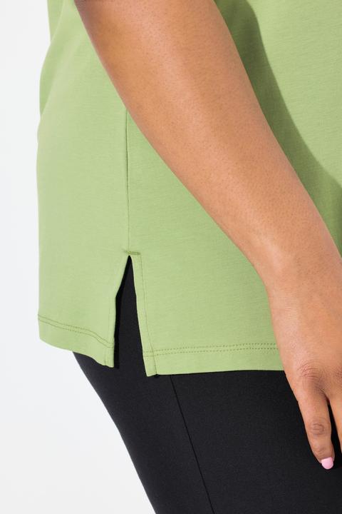 Produktbild Ulla Popken T-Shirt, A-Linie, V-Ausschnitt, Halbarm (50, 52)