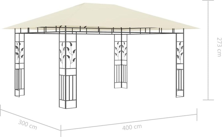 Actual product image VidaXL Aggy (400 cm, 300 cm)