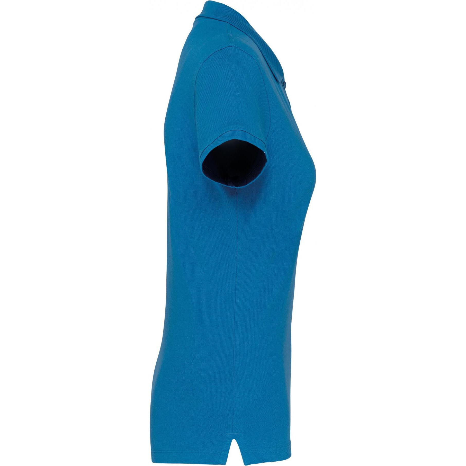 Thumbnail - Kariban, Damen, Shirt, Piqué, Blau, (M)