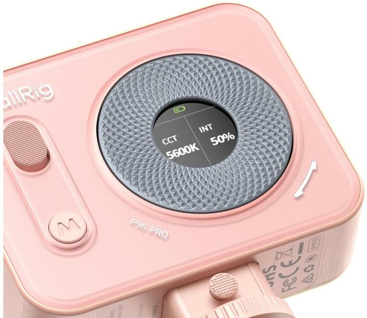 Produktbild SmallRig Vibe P96 Pro mini LED Video Light (Pink) 4786 (Videoleuchte)