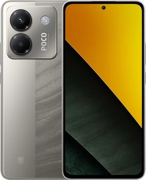 Actual product image Xiaomi Poco M7 Pro (256 GB, Silver, 6.67", Hybrid Dual SIM, 5G)