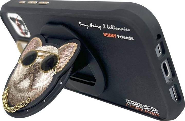 Produktbild Uniq Nimmy Glasses Cool Dog MagSafe case for iPhone 16 Pro Max black (Apple iPhone 16 Pro Max)