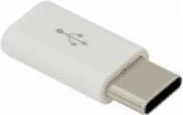 Actual product image Sbox Micro USB 2.0 F. -> TYPE C M. white AD.USB-C W (USB-C, USB-A)