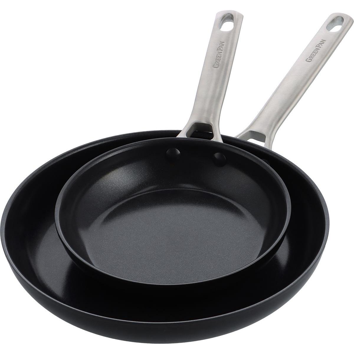 Greenpan Nero Padova Padova Set 20/28Cm Scatola Regalo, Padella + Pentola,