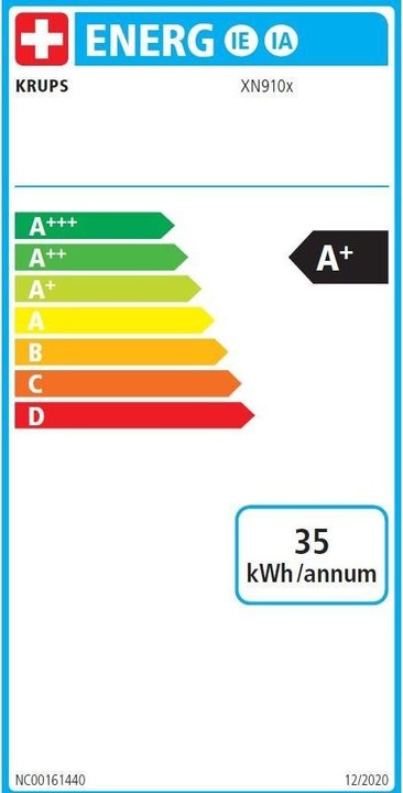 Energy Label Krups Nespresso Vertuo Next (NESPRESSO Vertuo)