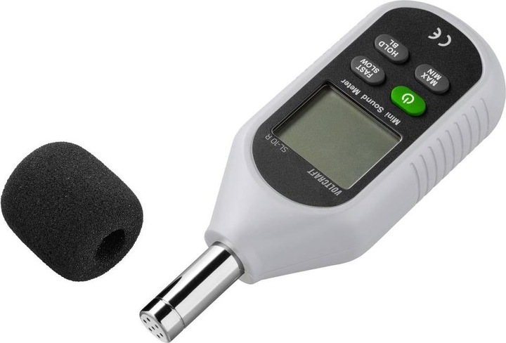 Actual product image Voltcraft Schallpegel-Messgerät SL-10 R 30 - 130 dB 31.5 Hz - 8 kHz Gehäuse au
