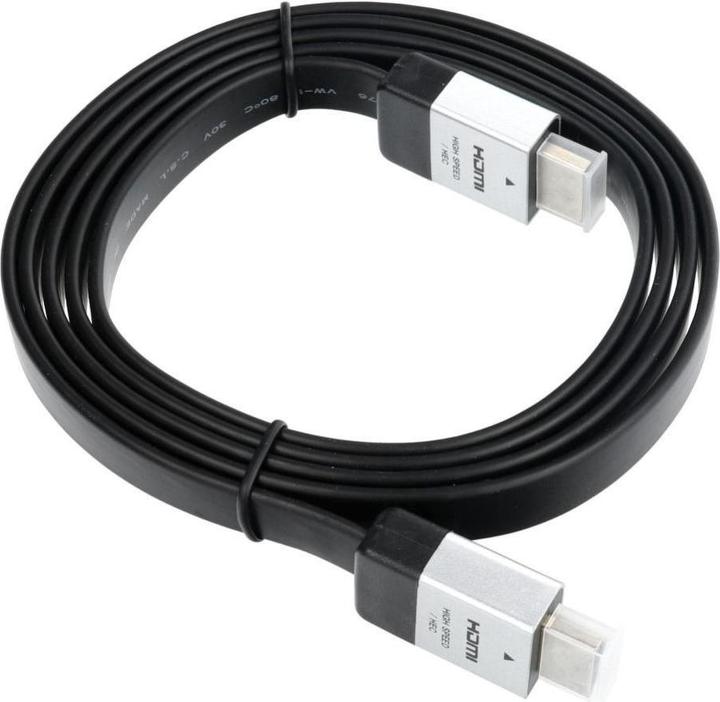 Produktbild OEM Cable Cable HDMI to HDMI 4K 60Hz High Speed with Ethernet ver. 2.0 1,5 m black (1.50 m, HDMI, 2.0)