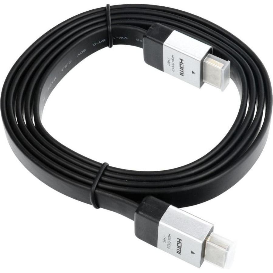 OEM Cable Cable HDMI to HDMI 4K 60Hz High Speed with Ethernet ver. 2.0 1,5 m black (1.50 m, HDMI, 2.0), Cavo video