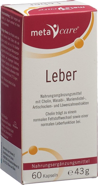 Meta Care Leber Kapsel (60 Stück, Kapseln, 78 g)