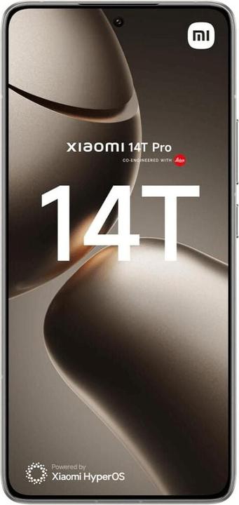 Image du produit Xiaomi 14T Pro 12+256 Gris Titane, LDU (256 Go, Gris Titan, 6.67", Double SIM, 5G)