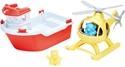 Actual product image Green Toys Lifeboat with helicopter