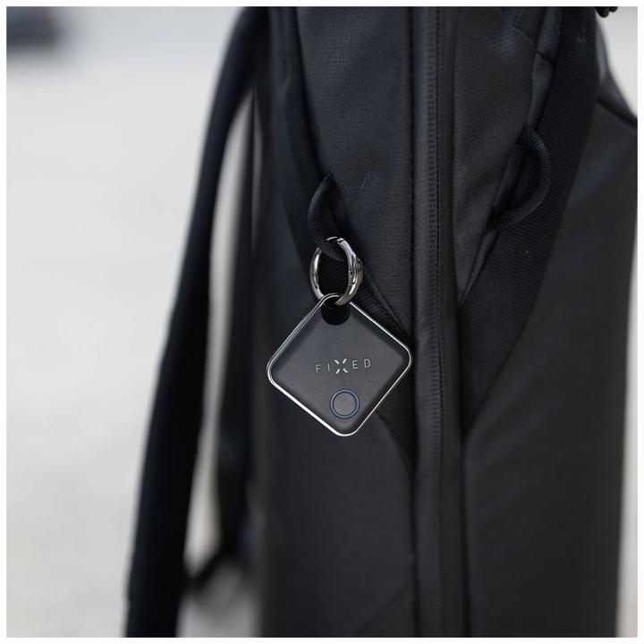 Actual product image Fixed Tag with Find My support, Black (iOS)