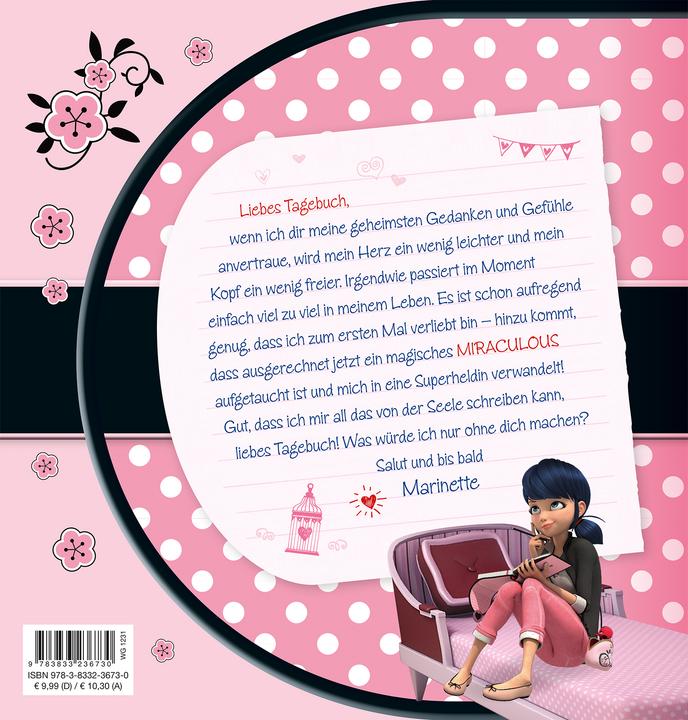Actual product image Panini Miraculous: Marinettes Tagebuch (Hardcover)